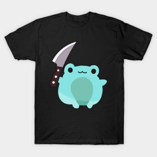 Funny frog with knife! T-Shirt